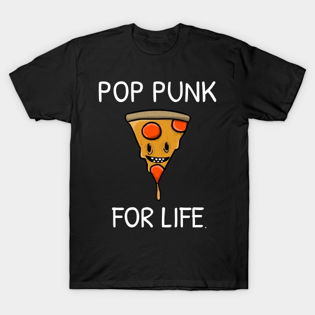 POP PUNK FOR LIFE PIZZA T-Shirt by TeeNZ